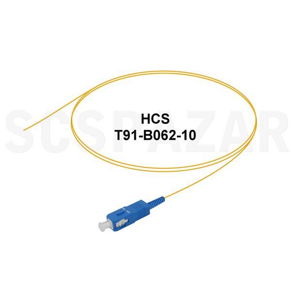 HCS T91-B062-10 SC SİMPLEX PİGTAİL SM 1 METRE - 6 LI PAKET