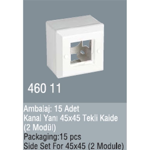 DLX 45X45 SIVA ÜSTÜ TEKLİ KASA