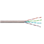 ÇİFTLİ (4x2x24#) CAT5E U/UTP PVC 500 MT GRİ